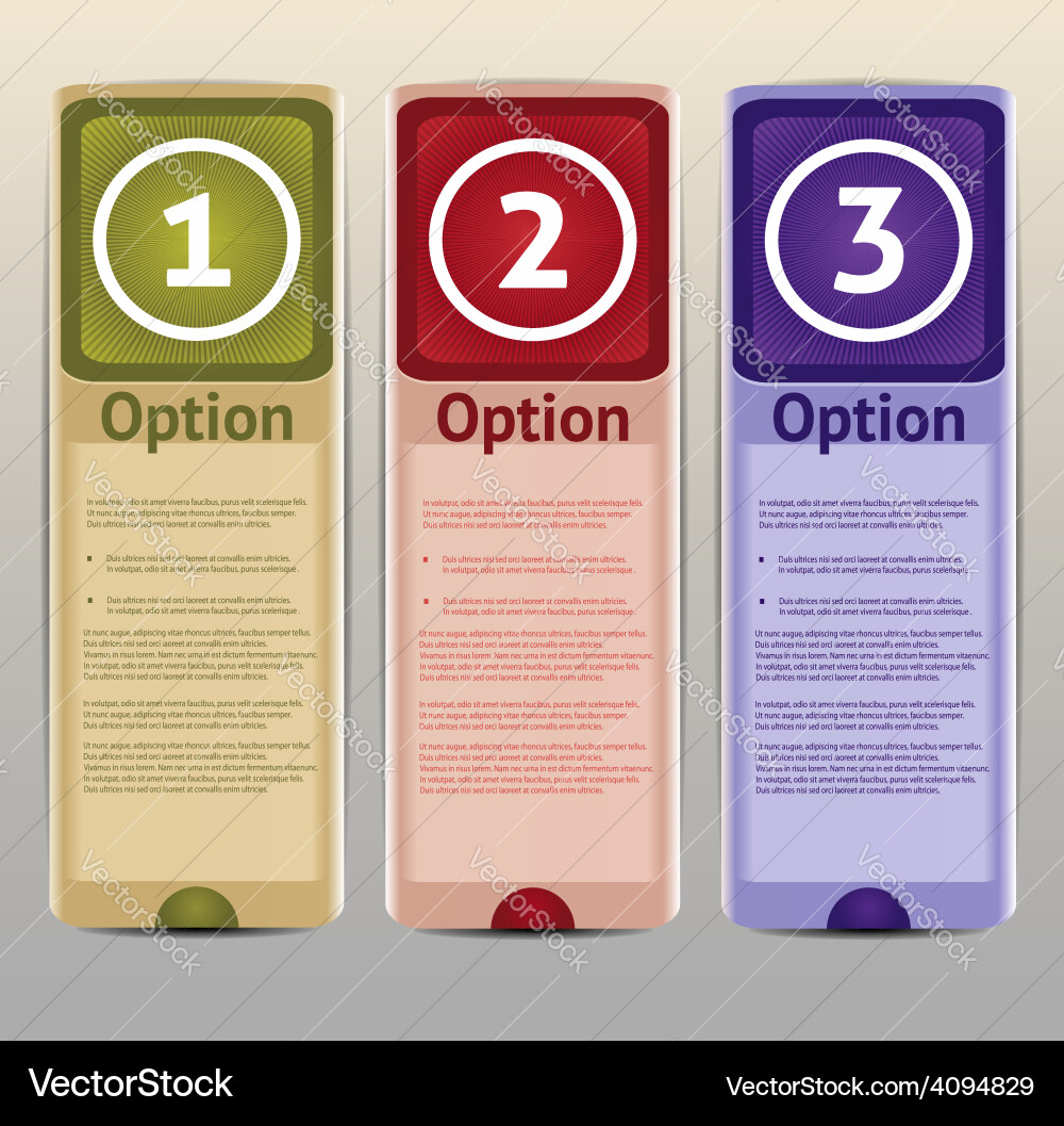 Progress background product choice or version vector image