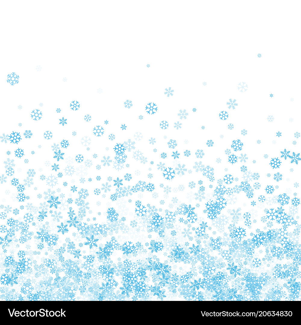 Abstract pattern of falling snowflakes Abstract pattern of falling snowflakes vector image