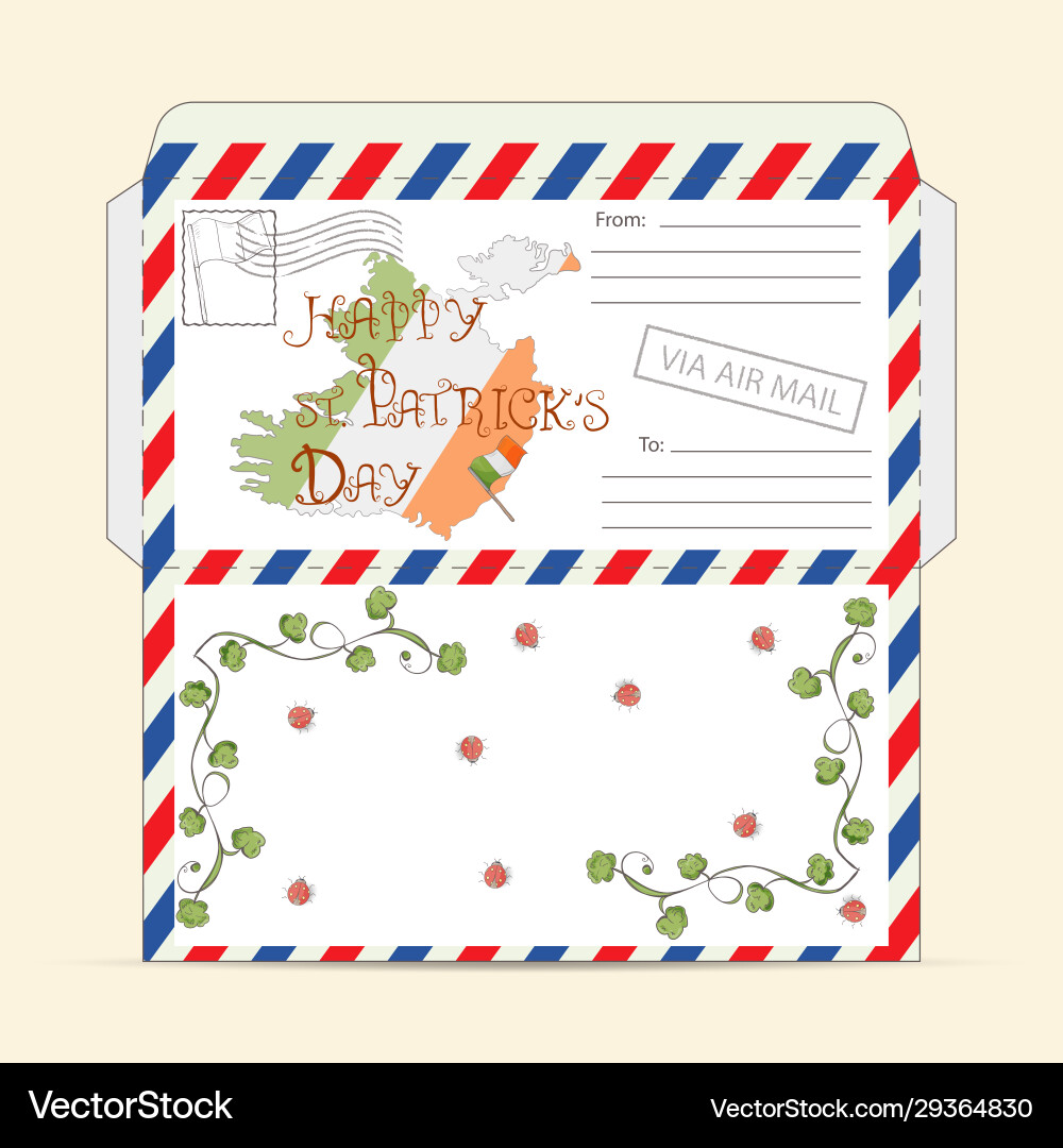 Design a ready to print layout mail Design a ready to print layout mail Vector Image