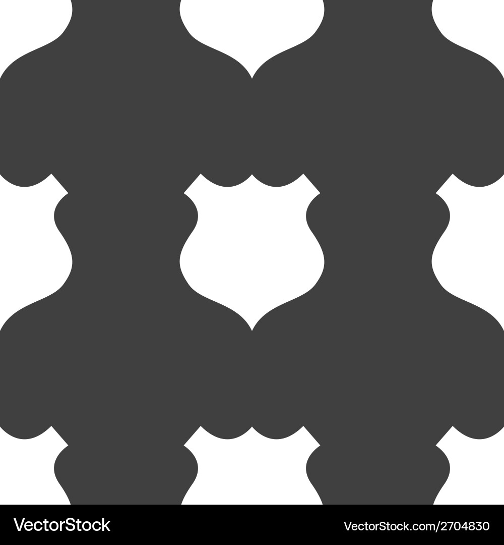 Shield web icon flat design seamless gray pattern vector image