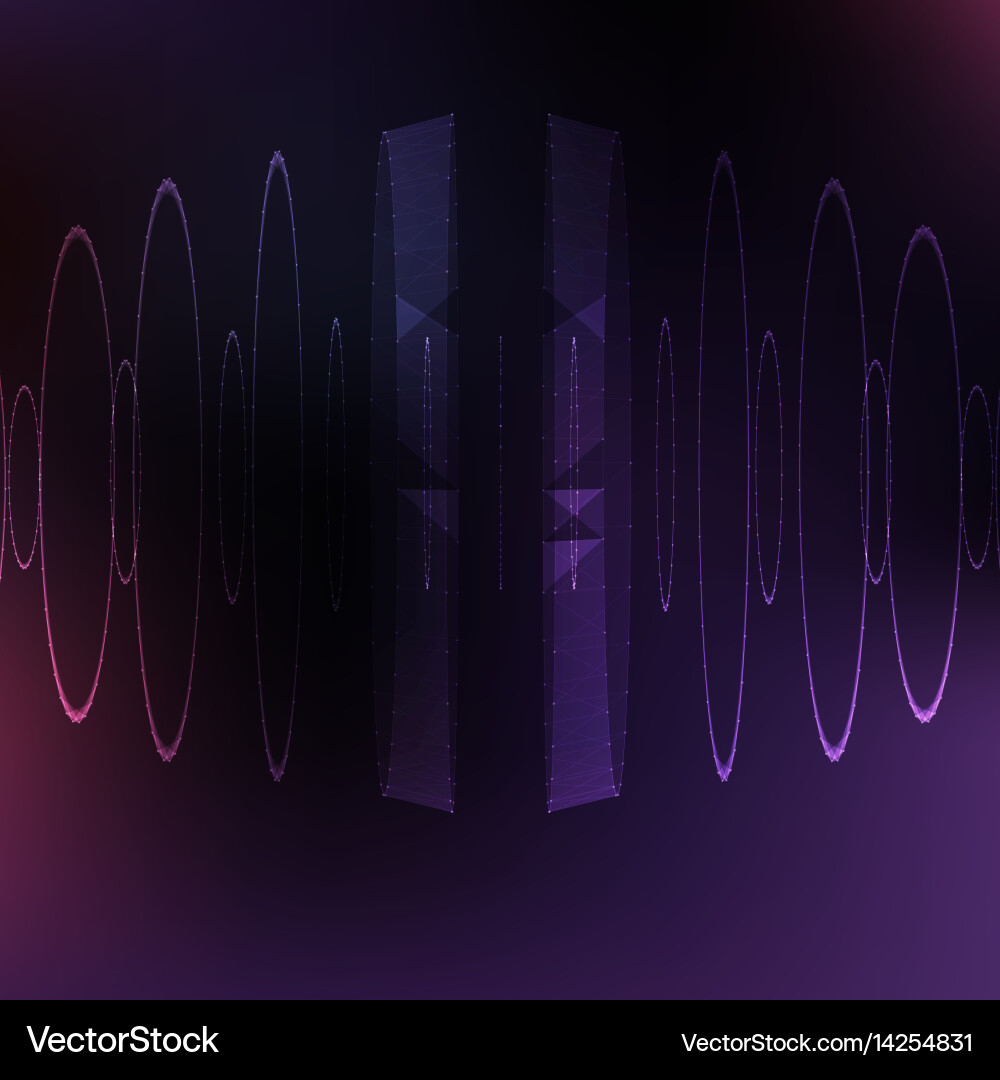 Abstract Mesh Network Vector Image