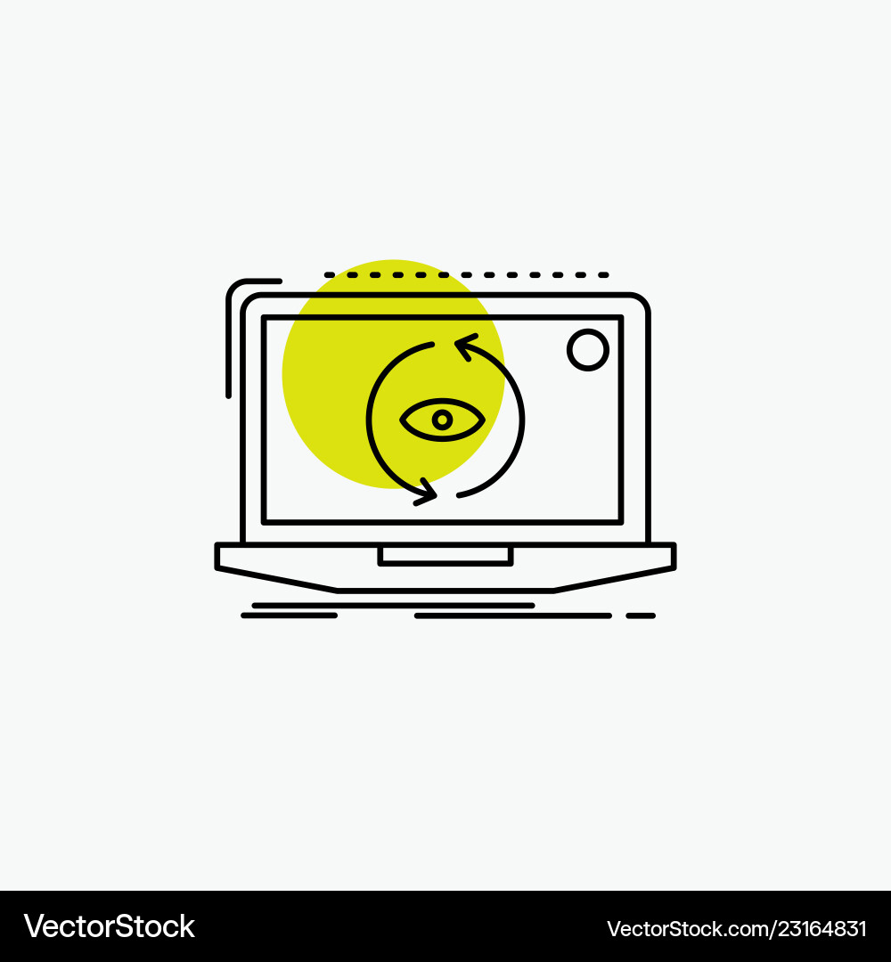 App application new software update line icon App application new software update line icon Vector Image