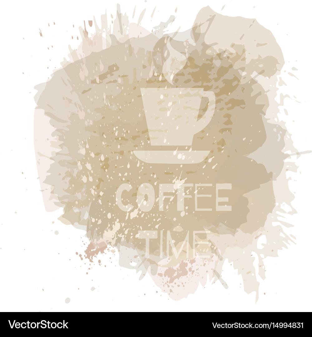 Coffee background or banner flayer web print Vector Image