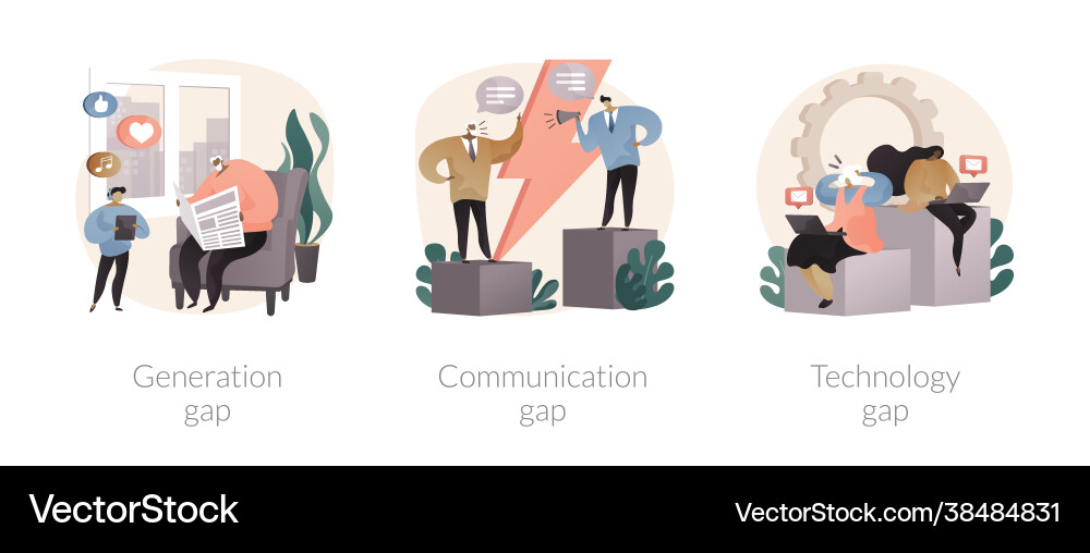 Diversity & Connection Concepts Vector Image