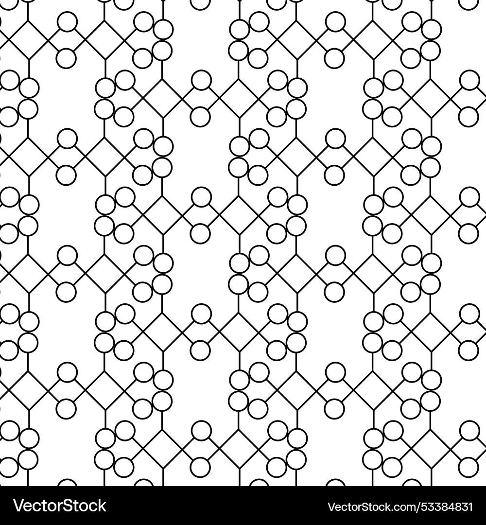 Modern technology with square grid Modern technology with square grid vector image