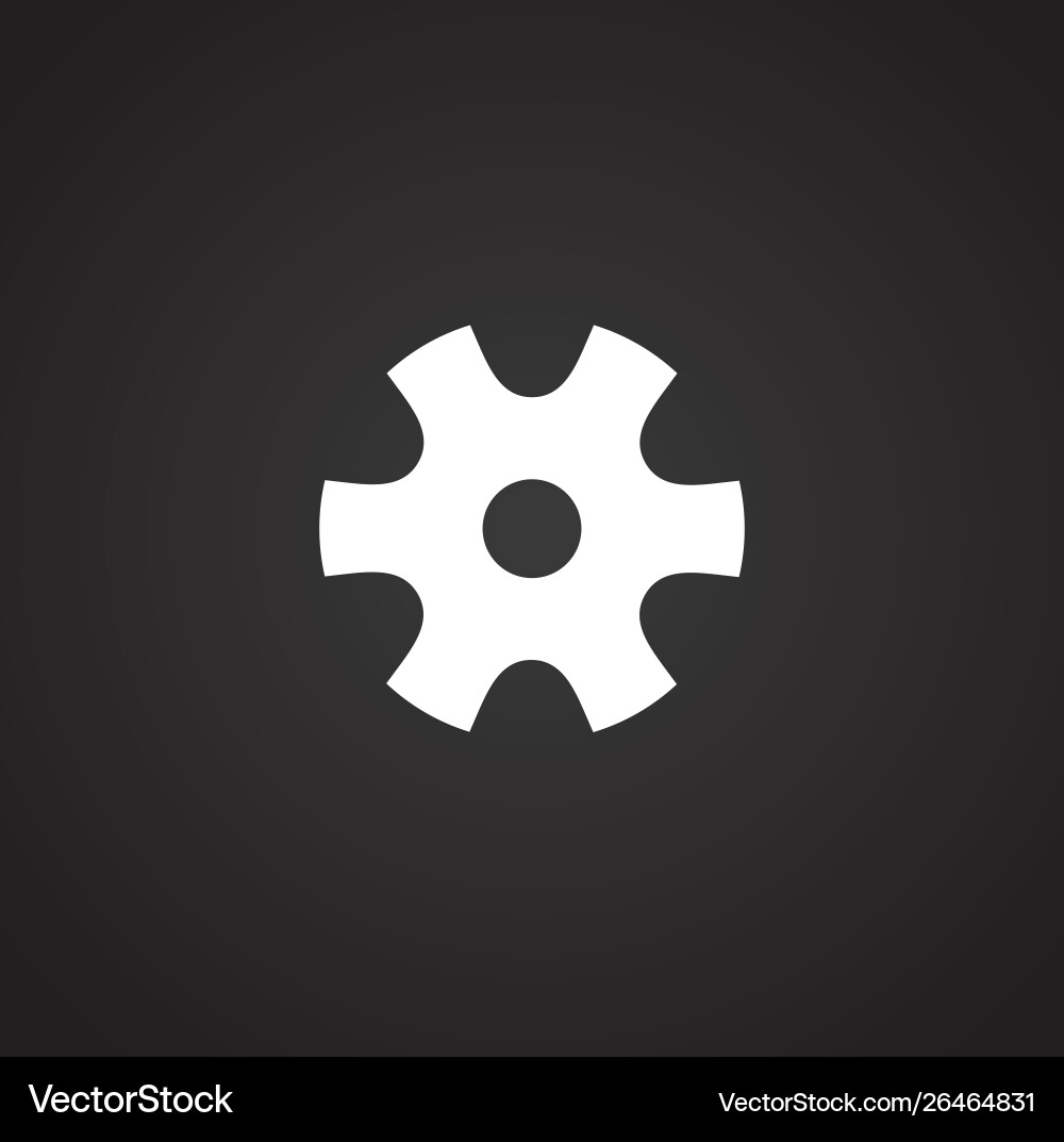 Option button icon on background for graphic Vector Image
