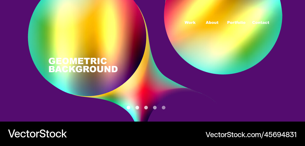 Trendy simple circle gradient abstract background Vector Image