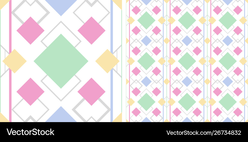 Seamless pattern with color elements Seamless pattern with color elements vector image