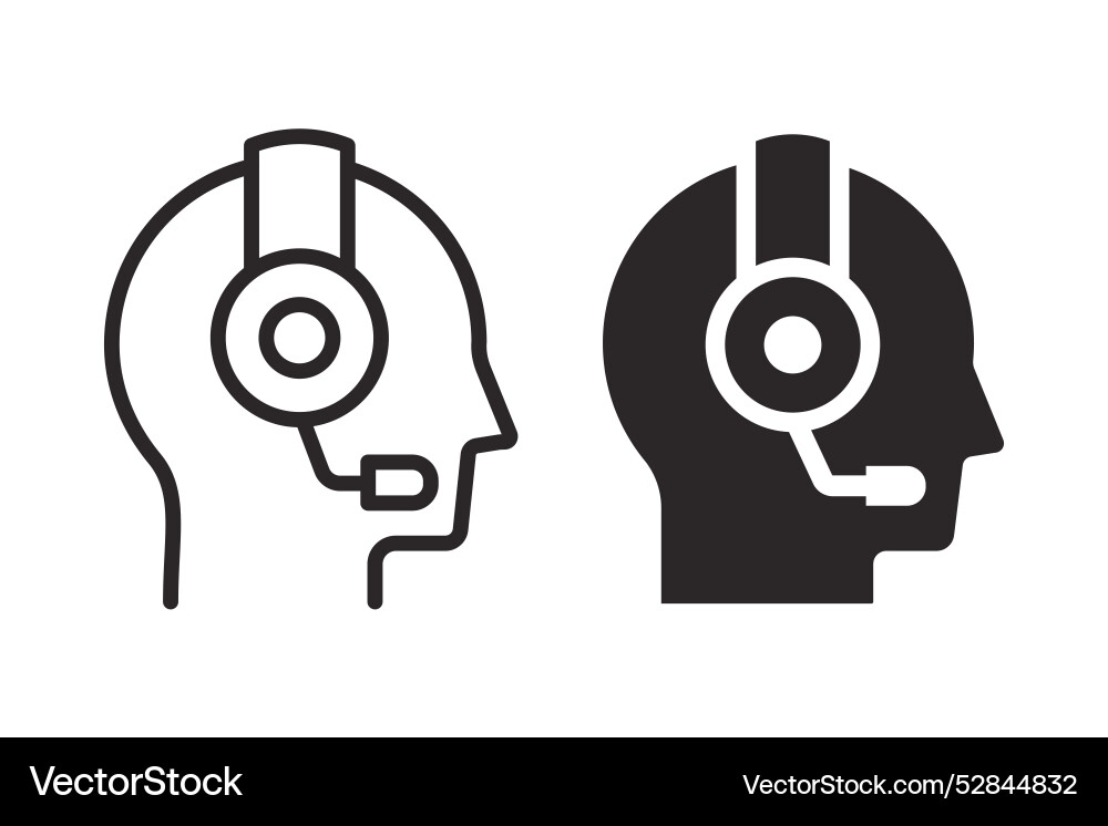 Technical support icons on white background Technical support icons on white background vector image