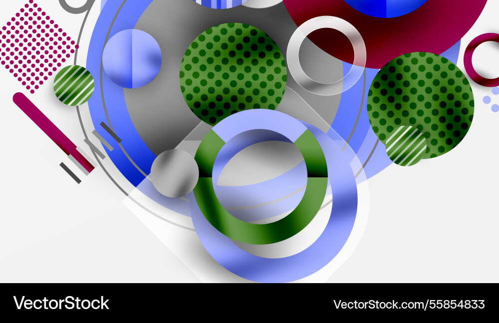 Abstract circle design with overlapping Abstract circle design with overlapping Vector Image