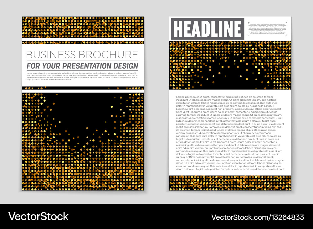 Abstract layout background set for art vector image