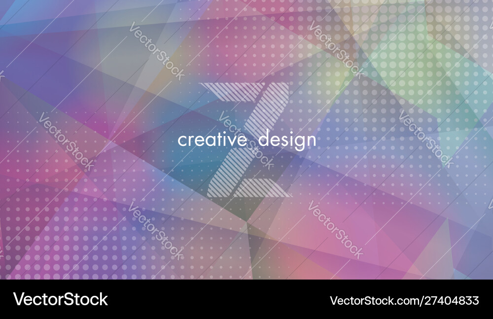 Dynamic Geometric Abstract Background vector image