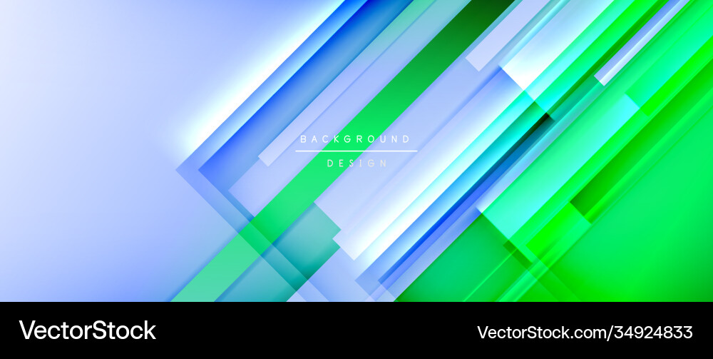 Dynamic lines on fluid color gradient trendy Vector Image