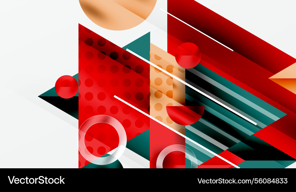 Modern geometric background - overlapping Modern geometric background - overlapping vector image