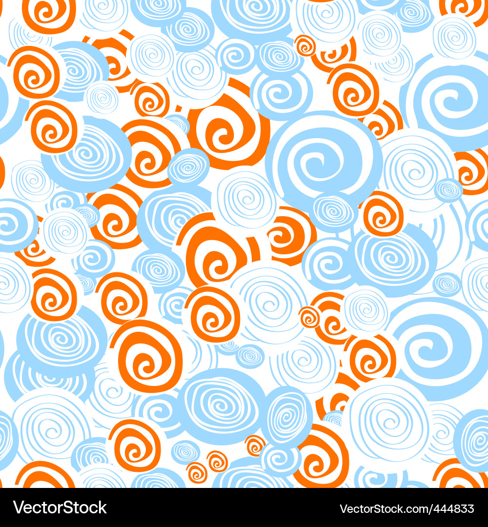 Seamless Circle Pattern Wallpaper Vector Image