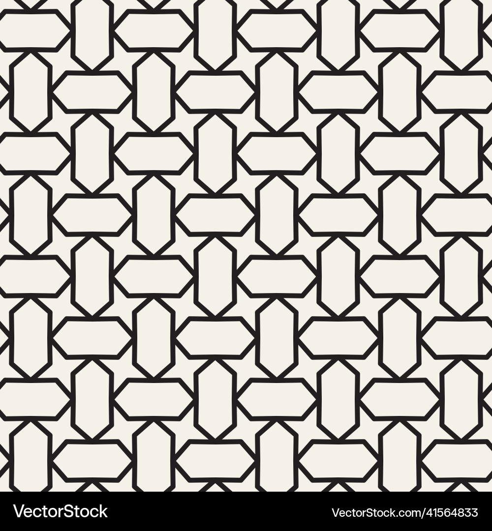 Seamless pattern repeating geometric elements Vector Image