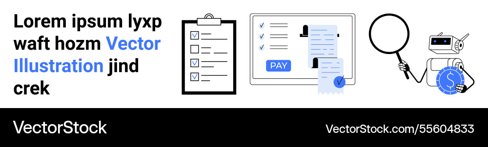 Task management payment processing and security Task management payment processing and security Vector Image