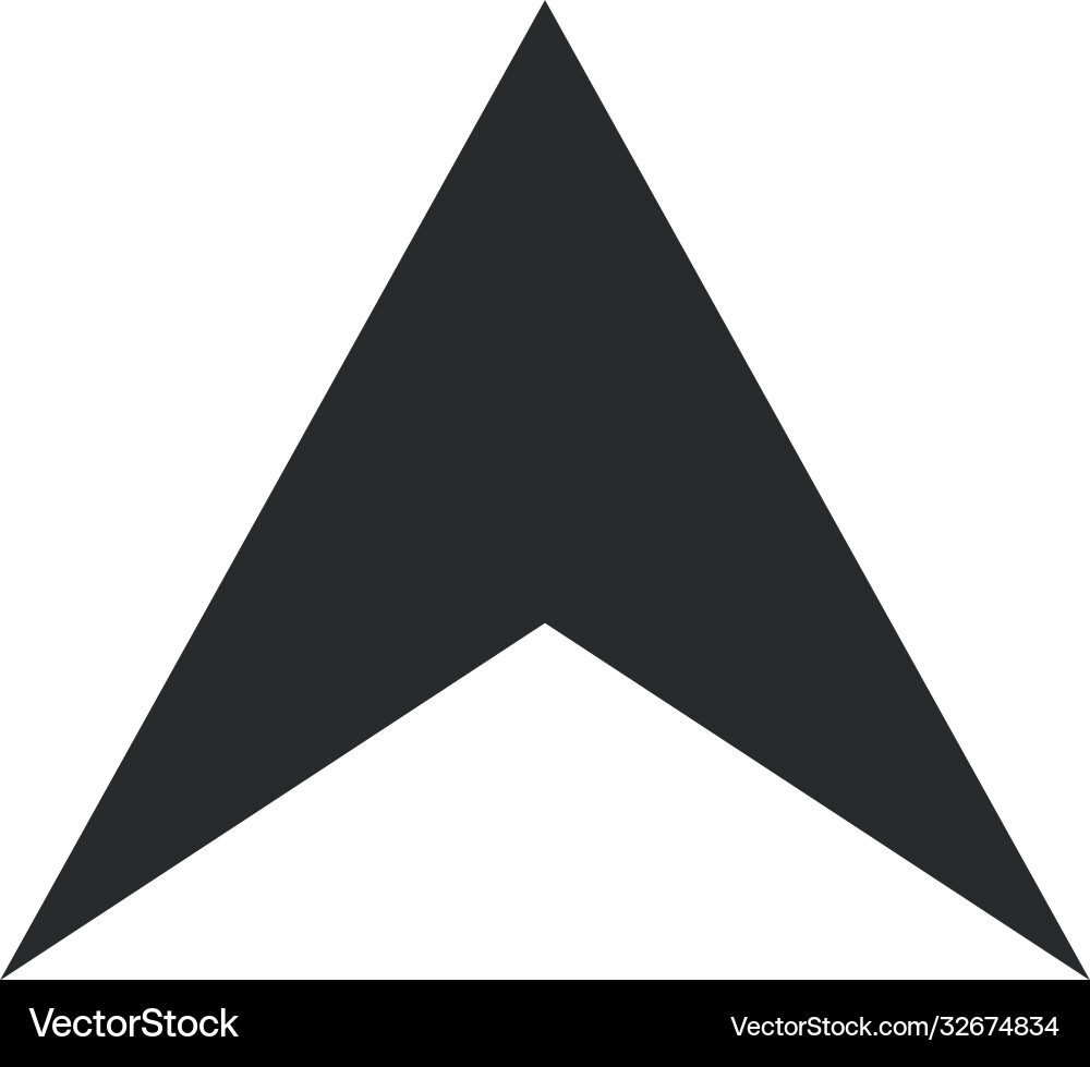 Arrow cursor web click digital icon silhouette vector image