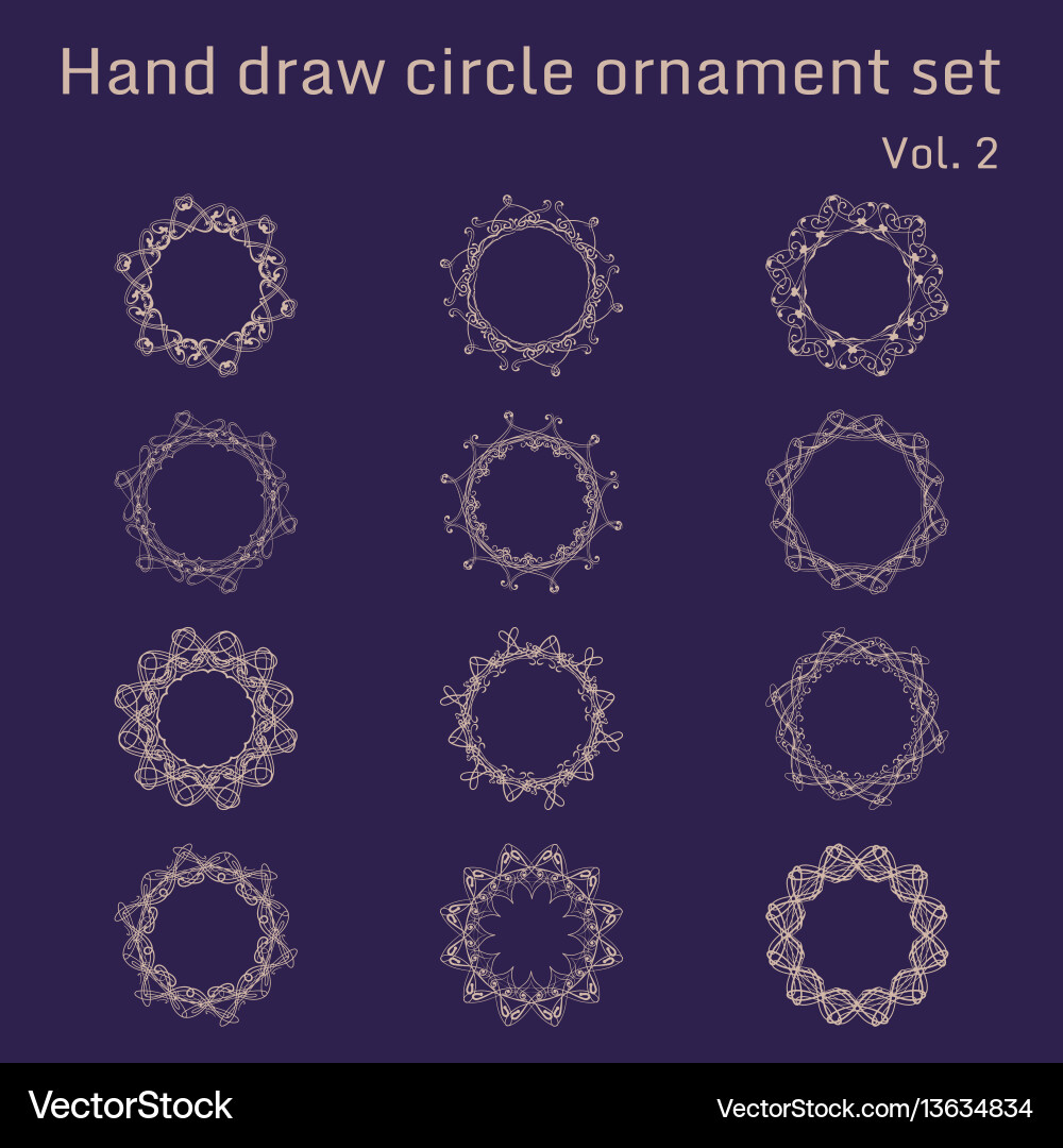 Bunch of simple and elegant square frames design Bunch of simple and elegant square frames design vector image