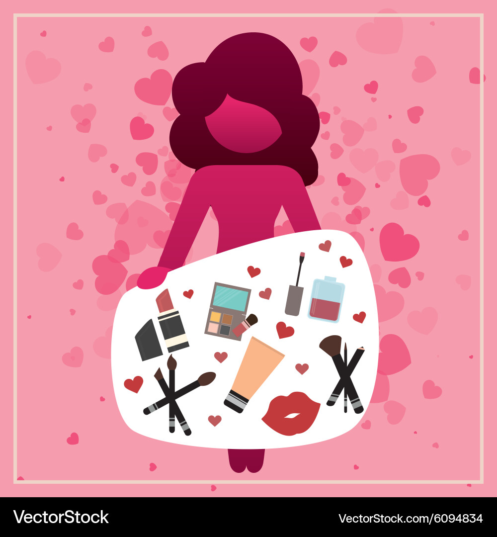 Make up design Vector Image