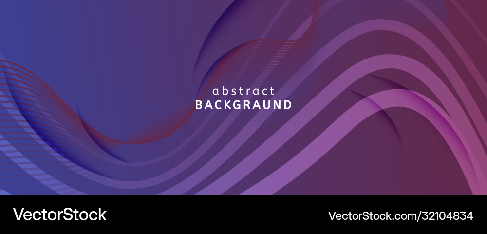 Red dynamic abstract flow lines banner 3d Vector Image