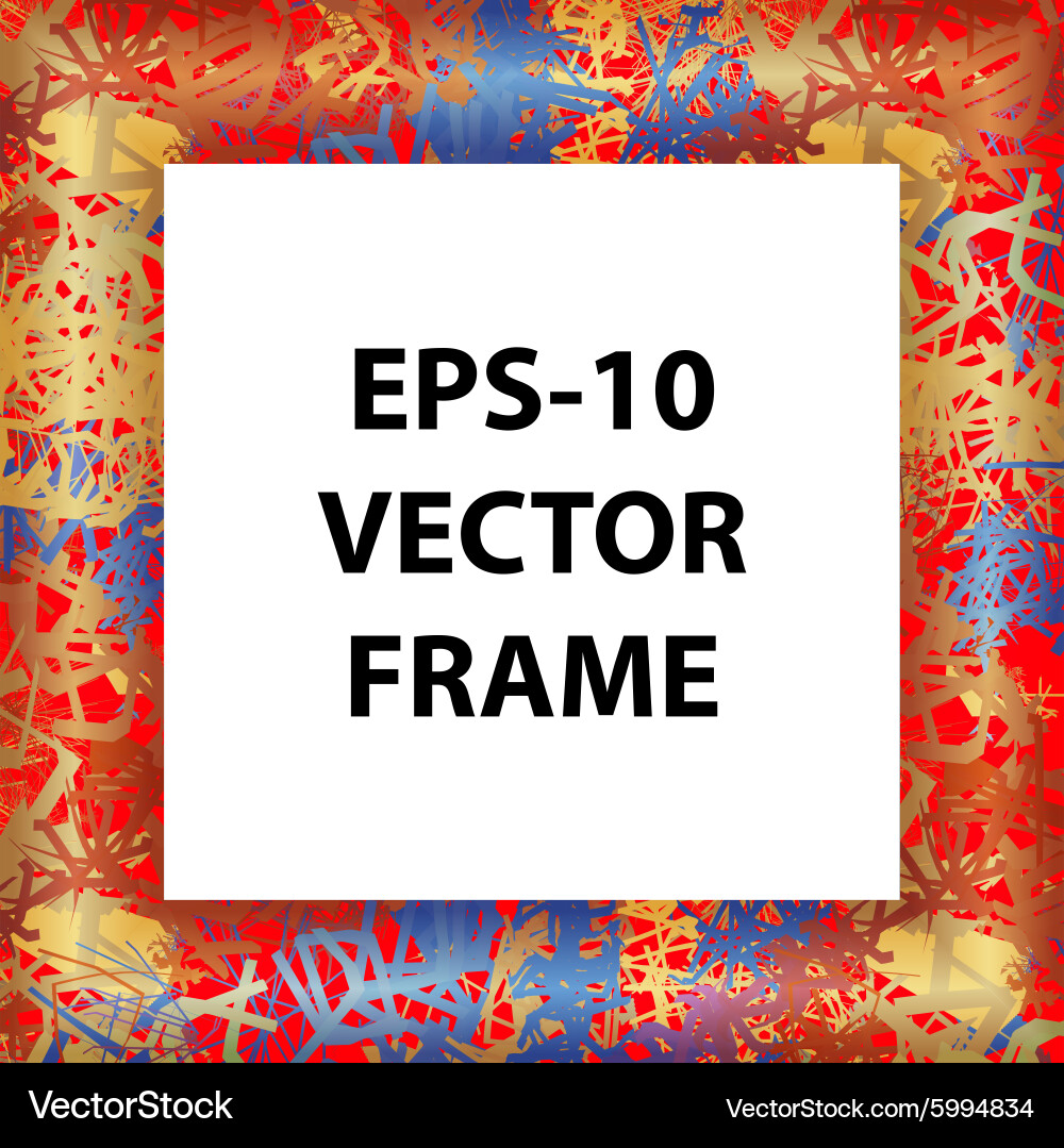 Set of multicolored framework for registration Vector Image