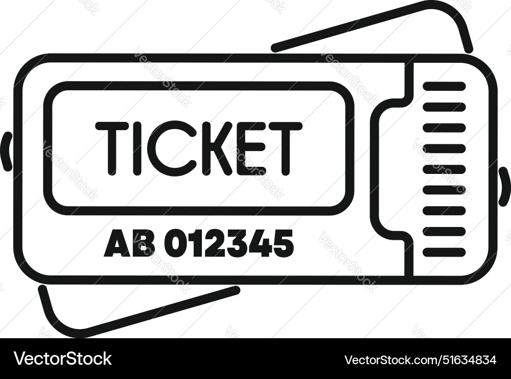 Ticket counter device with display showing number Vector Image
