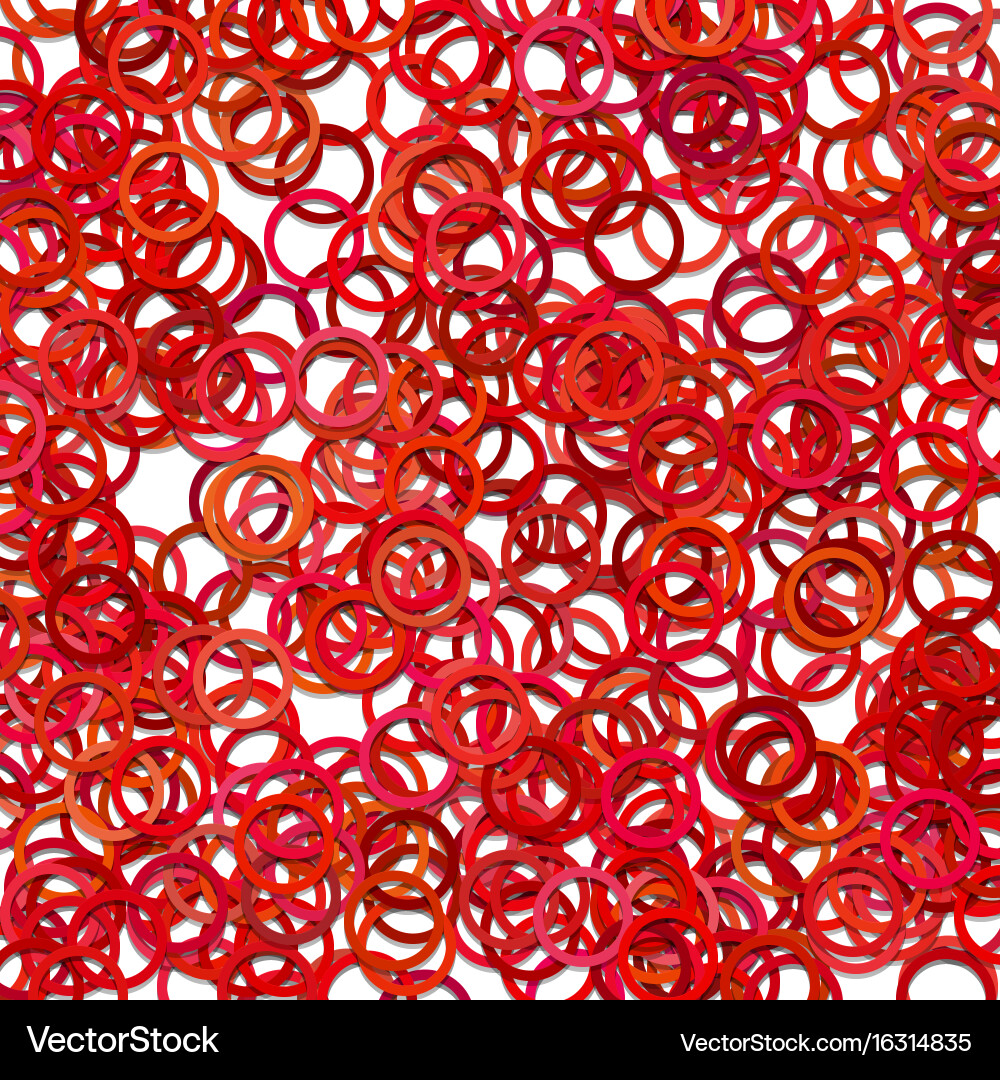 Abstract chaotic circle pattern background vector image