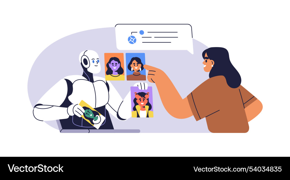 Ai image generation technology creating digital Ai image generation technology creating digital vector image