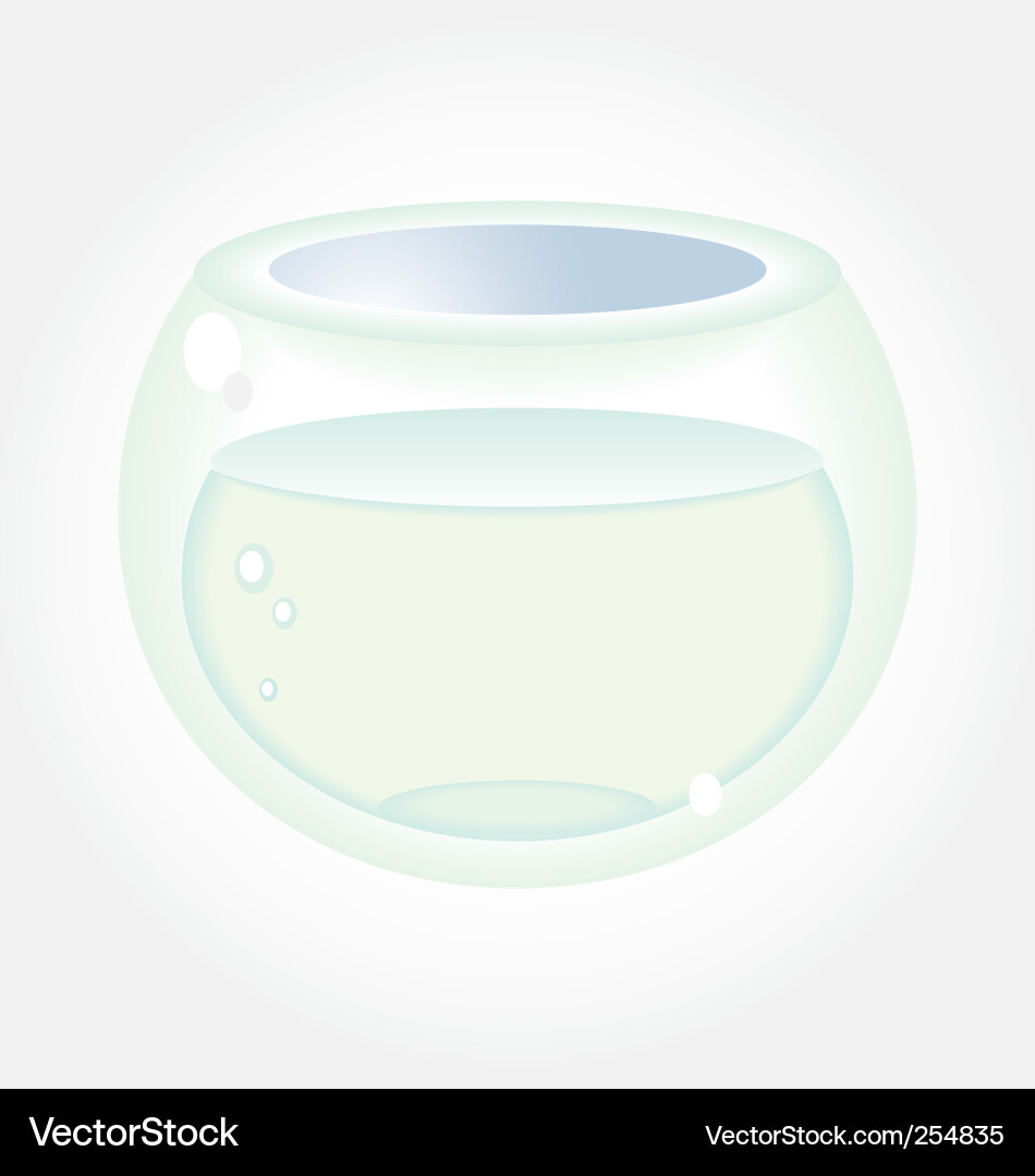 Empty Aquarium Vector Image