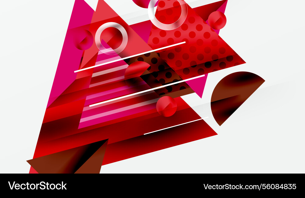 Modern abstract design with overlapping vector image