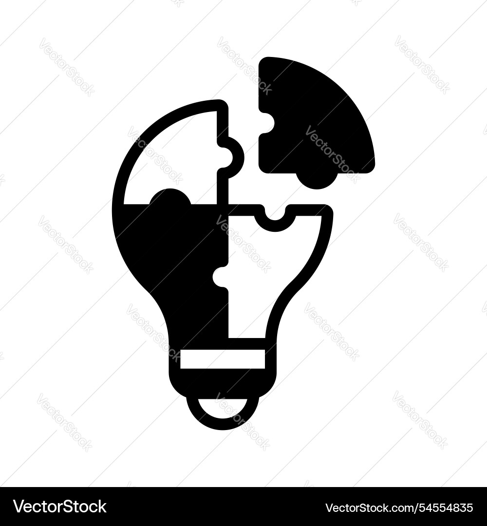 Problem solving vector image