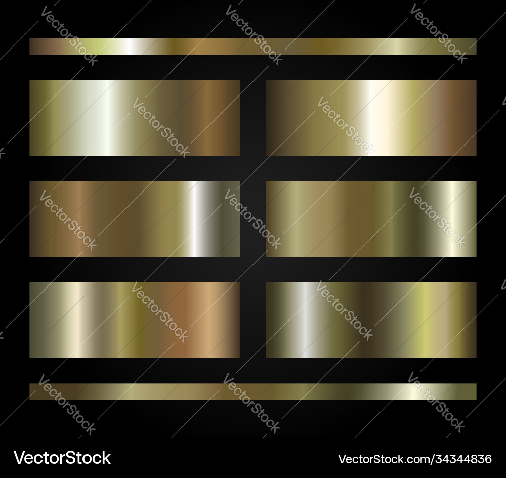 Goldgradienten einstellen Goldgradienten einstellen vektorbild