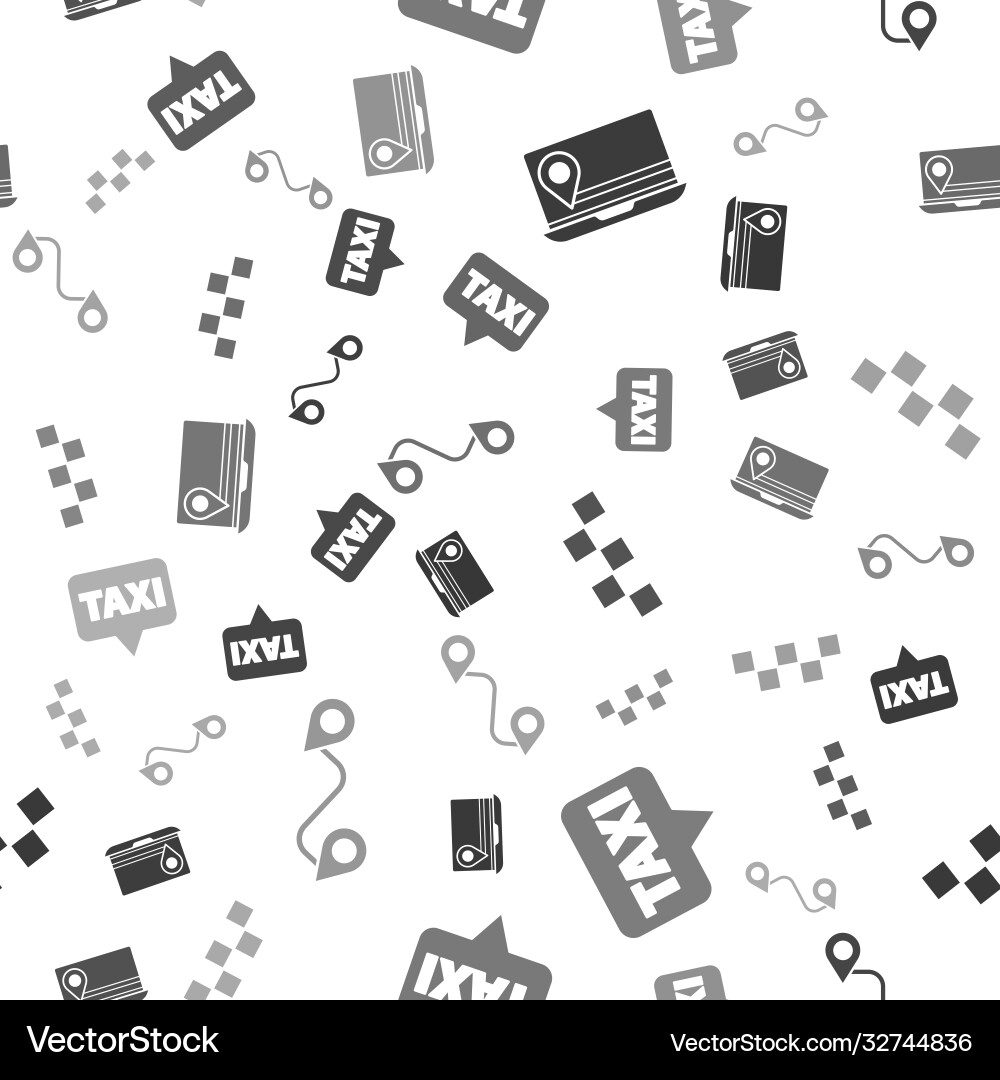 Set laptop with location marker map pointer vector image