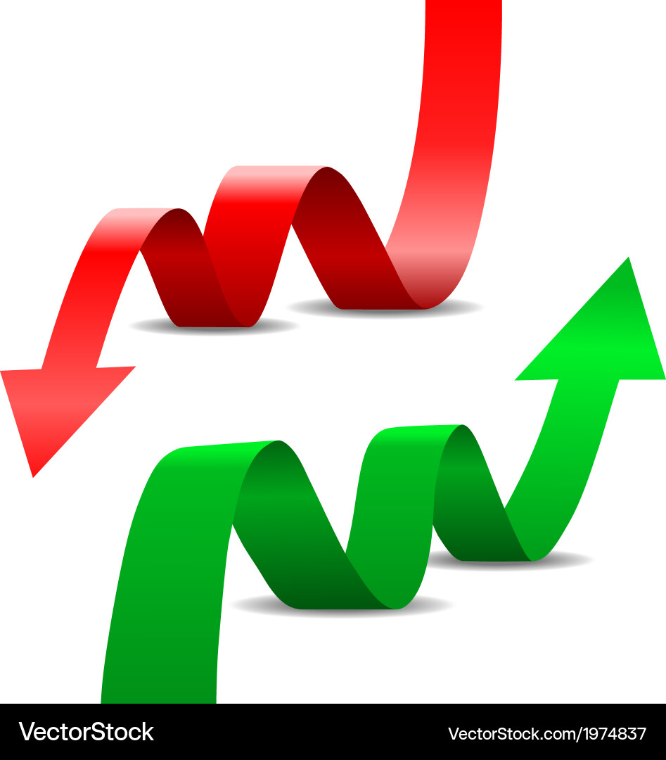Abstract arrows set Vector Image