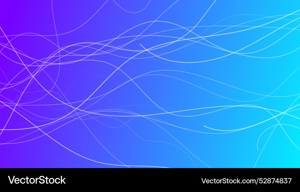 Abstract gradient background with wave beams vector image