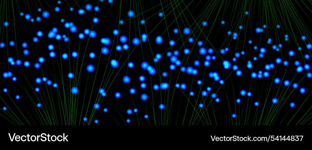 Abstract technology background wave of particles Abstract technology background wave of particles vector image