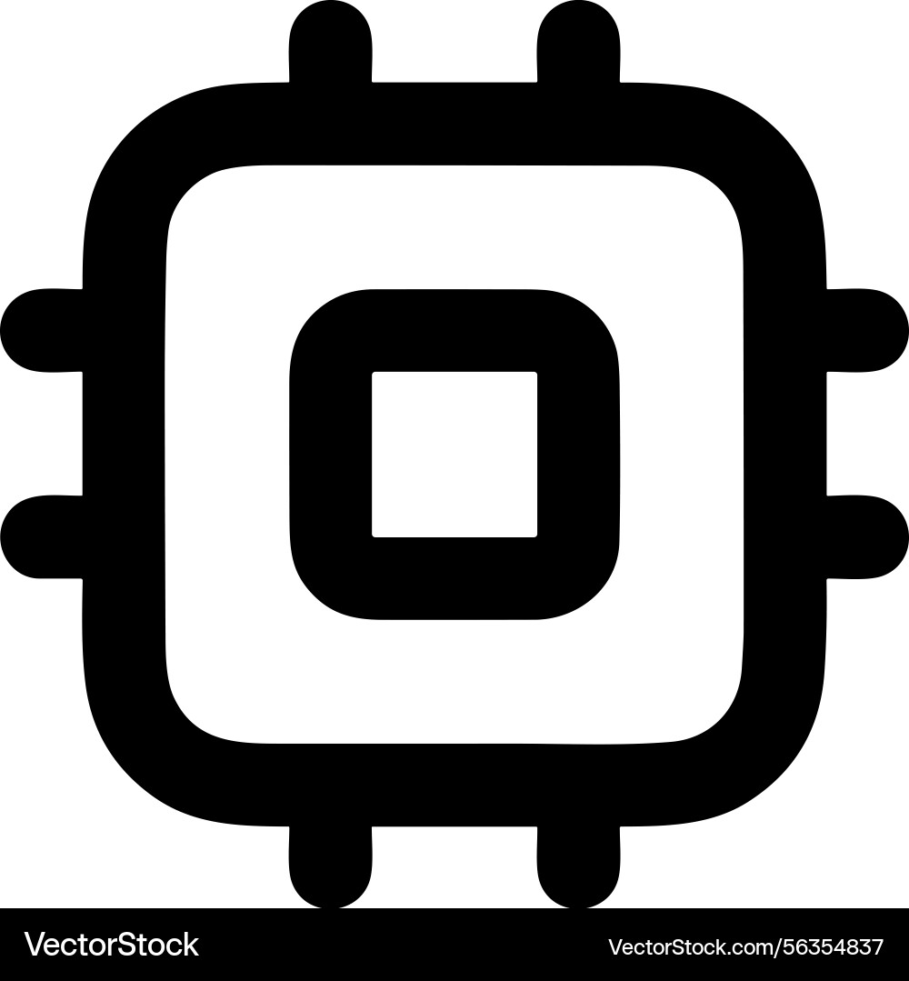 Computer icon symbol image Vector Image