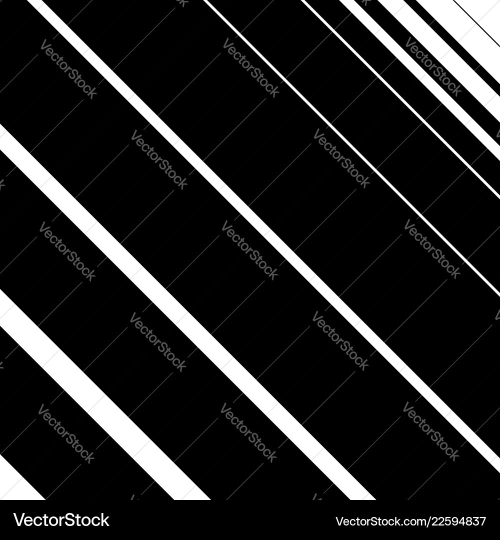 Diagonal slanted lines simple monochrome pattern vector image