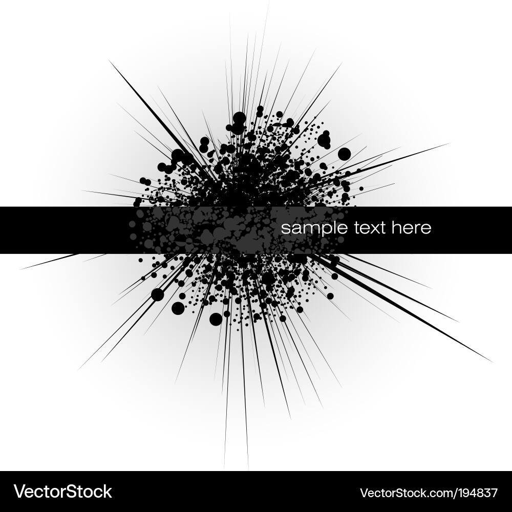 Grunge Splatter Background Vector Image