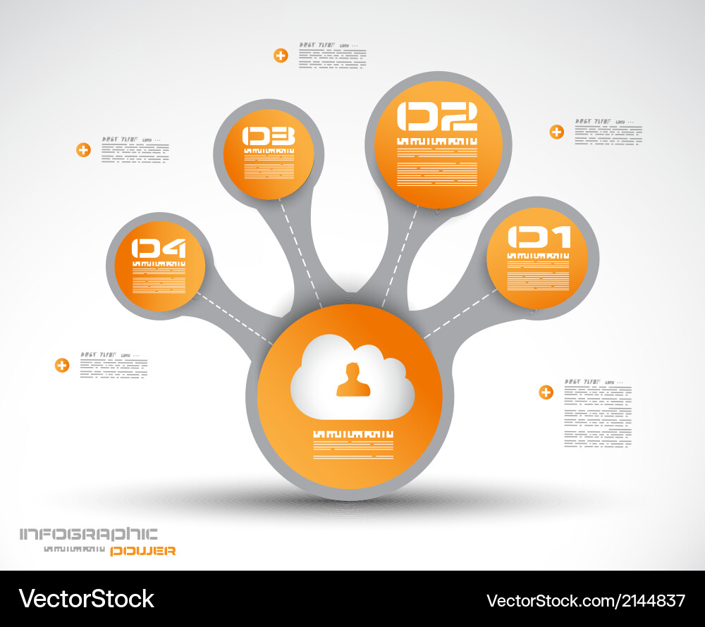 Infographics concept to display your data Vector Image