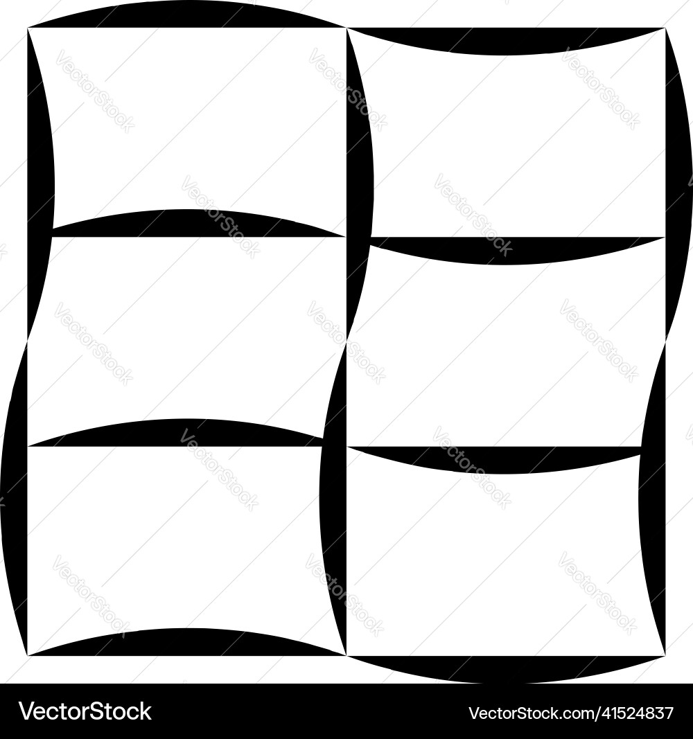 Irregular grid mesh with random lines squares Irregular grid mesh with random lines squares Vector Image