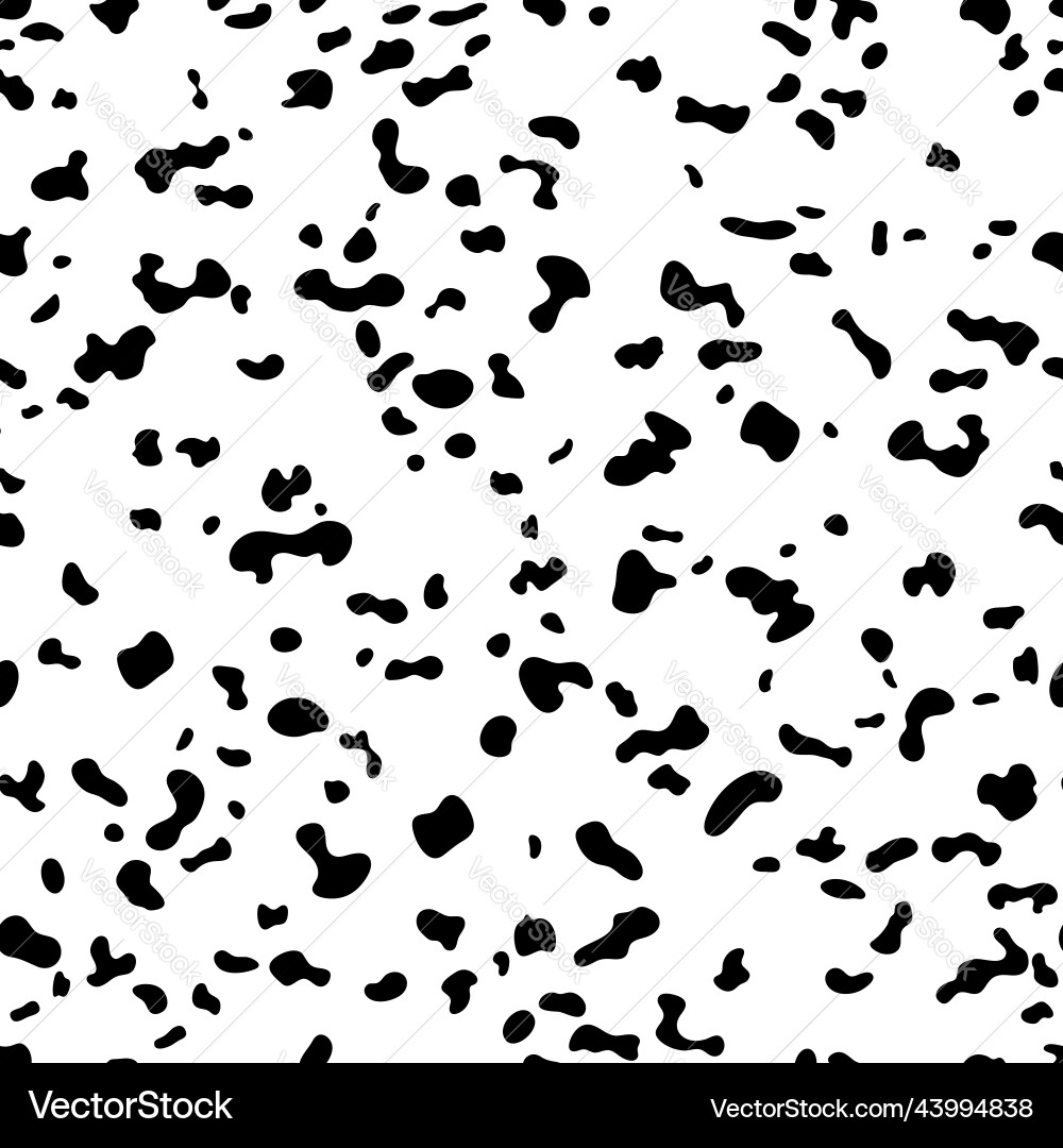 Dalmatian Spot Pattern vector image