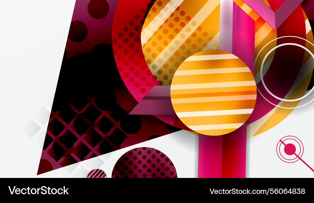 Dynamic complex geometric abstract background Dynamic complex geometric abstract background vector image