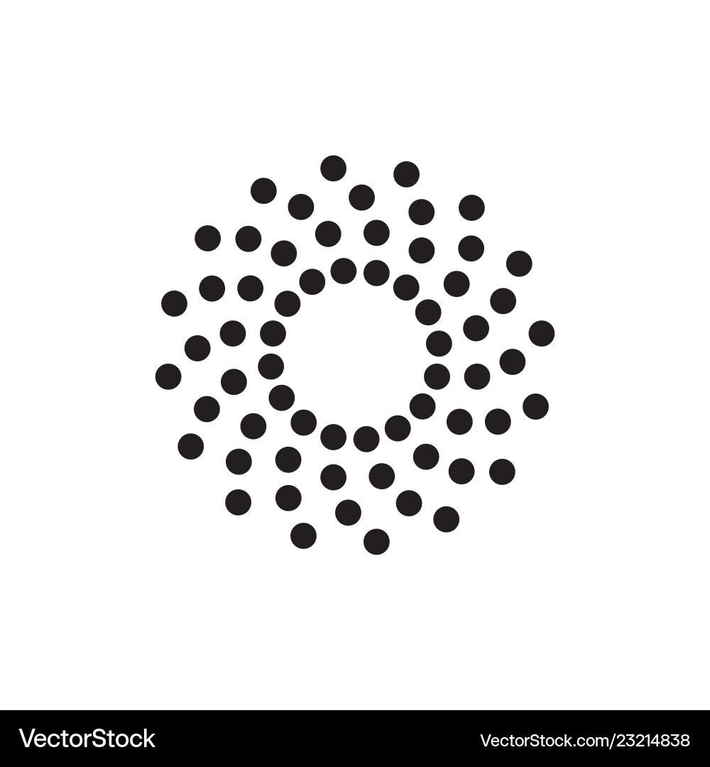 Halftone dots forms Halftone dots forms vector image