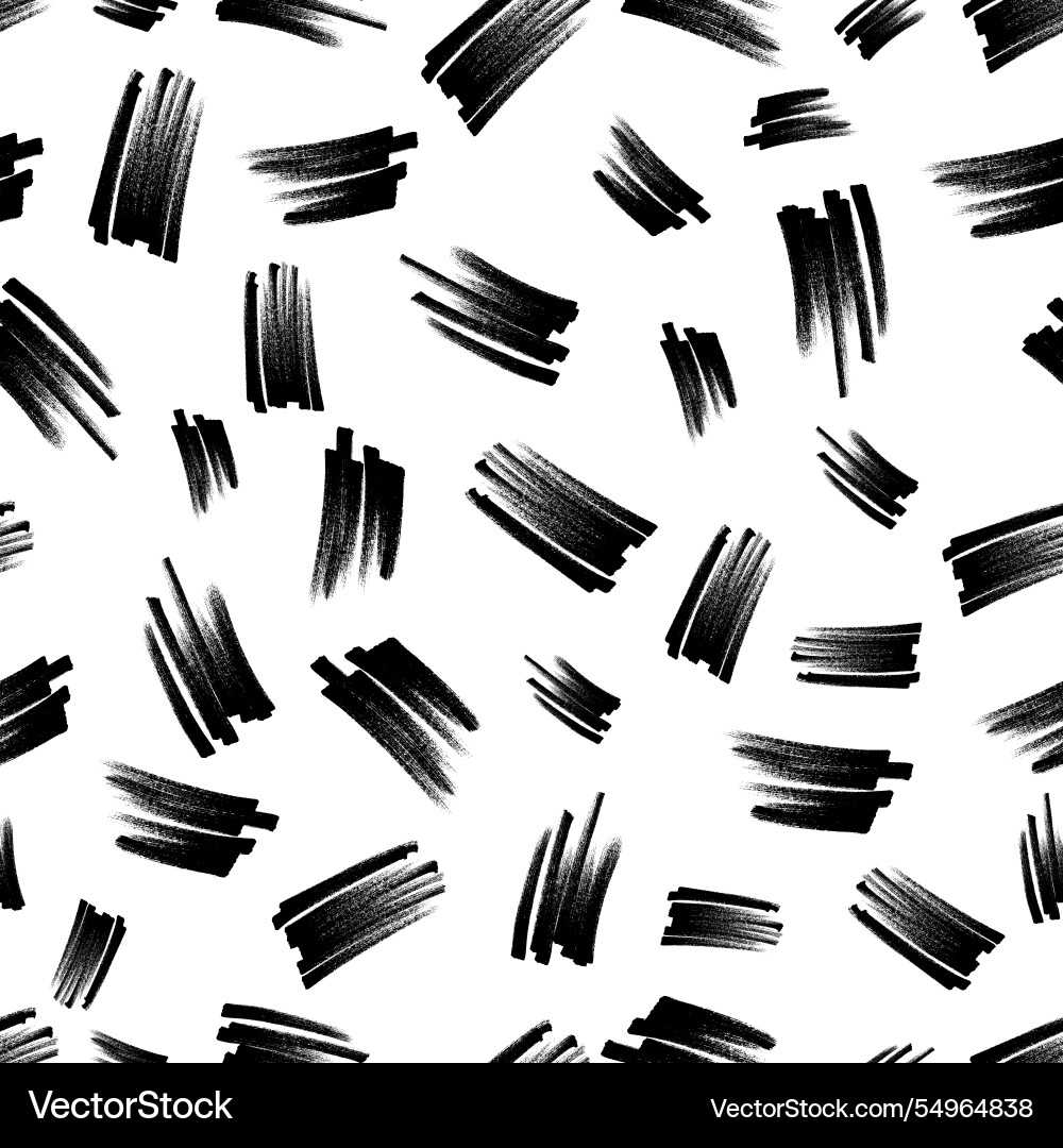Seamless pattern with hand drawn scribble smears Seamless pattern with hand drawn scribble smears vector image