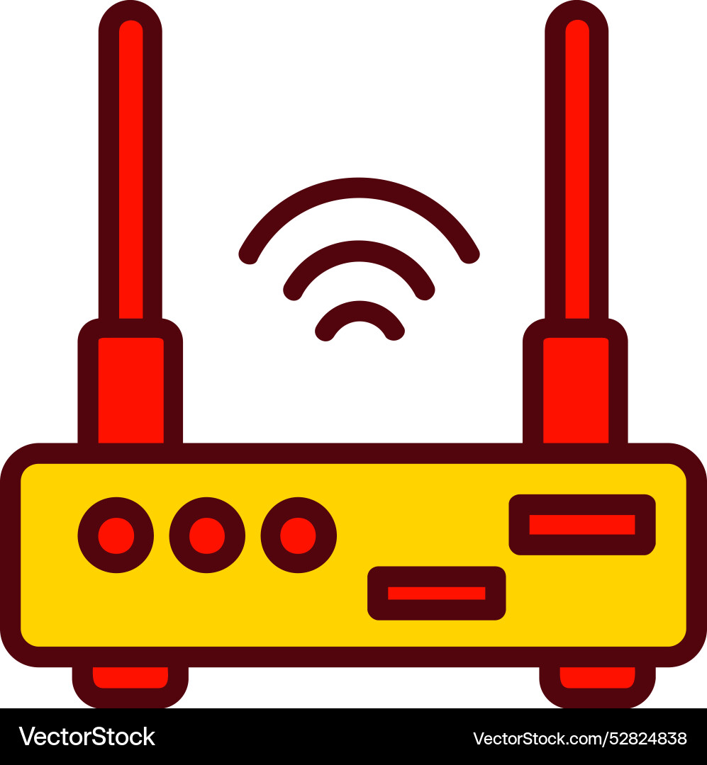 Wifi router icon design vector image