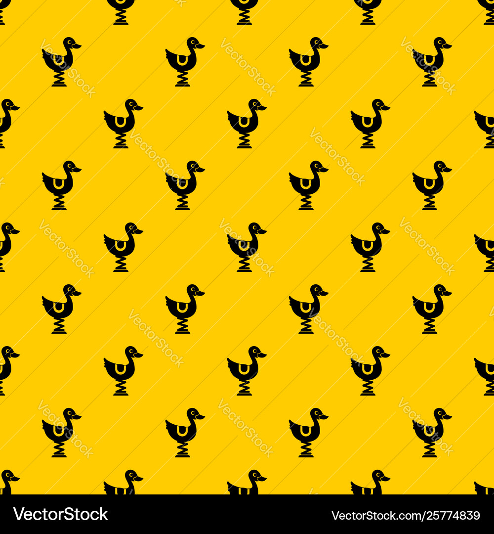 Duck ride in playground pattern Duck ride in playground pattern Vector Image