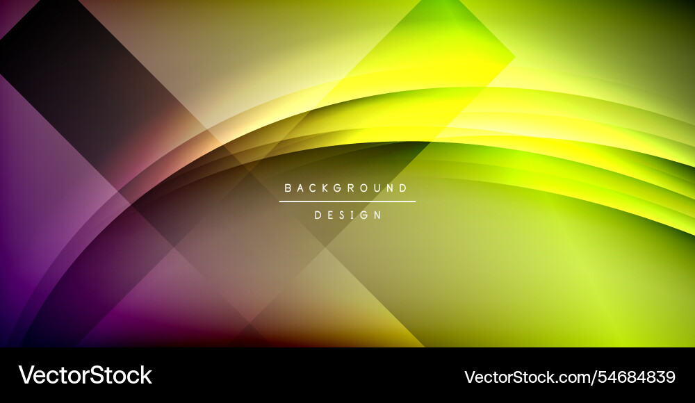 Expressive poster with shadow lines features Vector Image