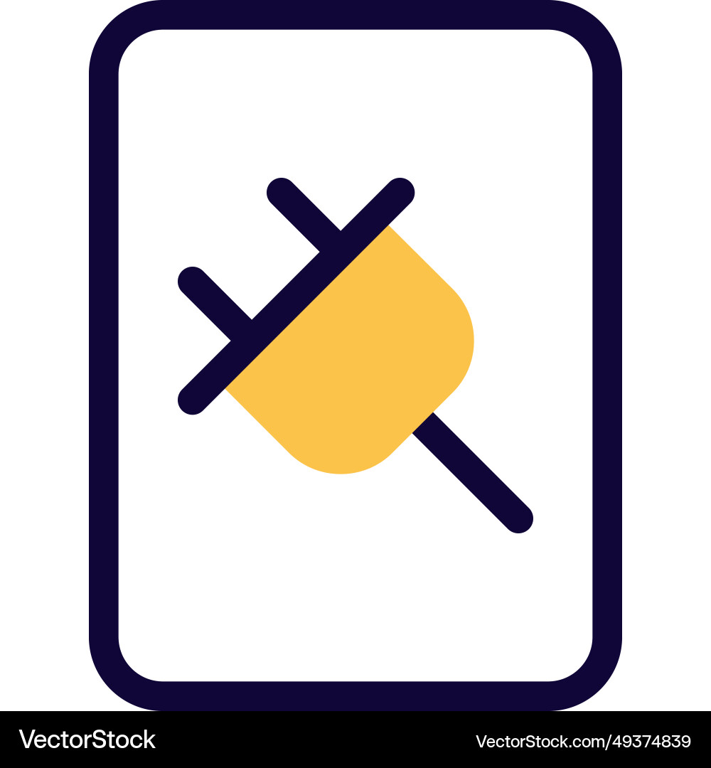 Record of electrical usage and consumption Vector Image